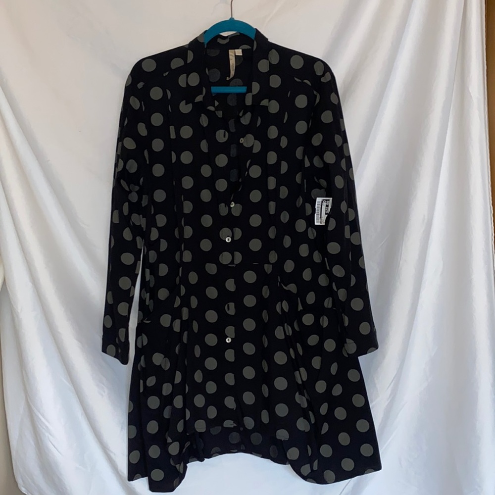 Polka Dot Blouse Comfy USA